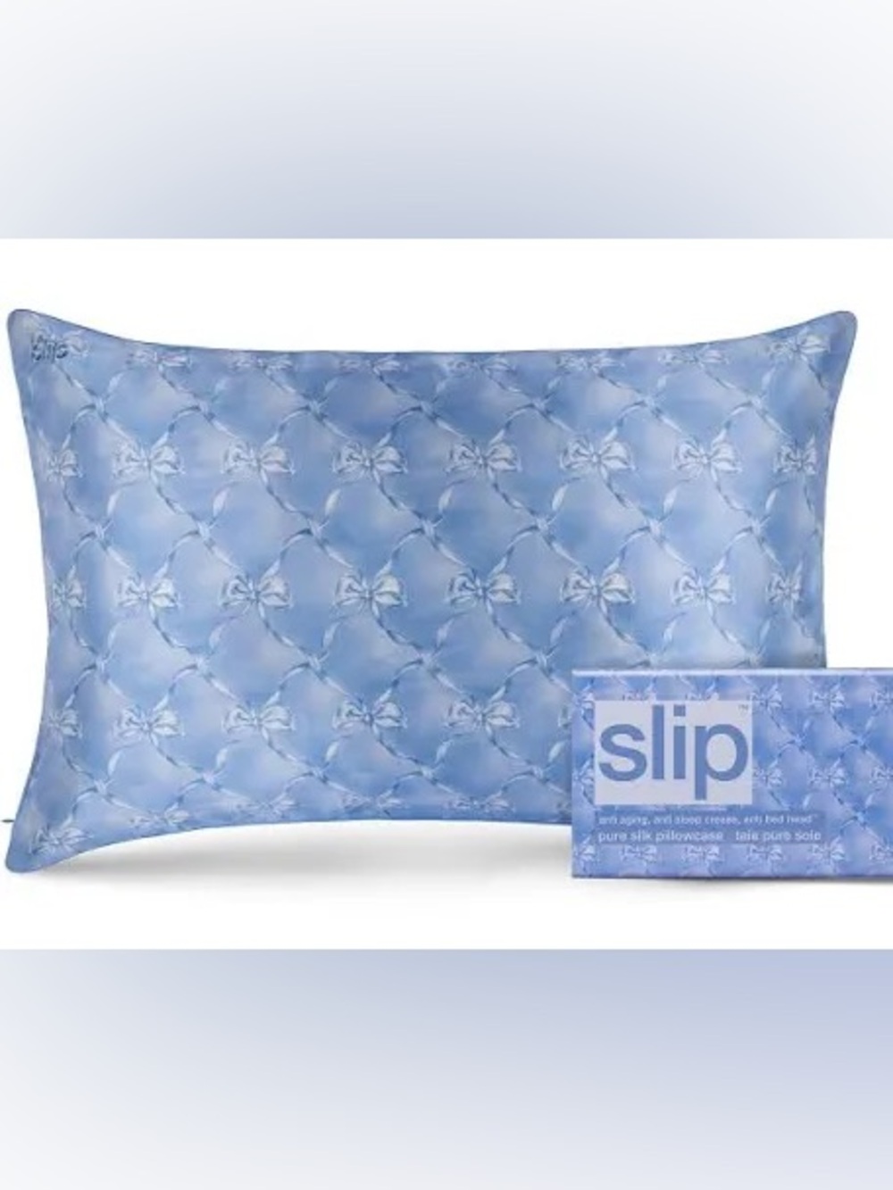Slip Pure Silk Queen Pillowcase Bluebelle | New